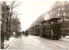 Cpa, Paris 1900, Encombrements, Bus à Deux Niveaux, Reproduction - Public Transport (surface)