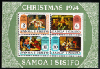 Samoa Scott #410a MNH Souvenir Sheet Of 4 Christmas - Samoa