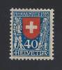 Suisse-Schweiz 1922 - Pro Juventute 40c.  Y&T 191  Mi. 178  MH - Ungebraucht