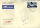 Swissair Erstflug  Genève - New York  (Maiden Voyage)     1947 - First Flight Covers