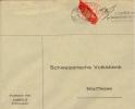 Brief  Luzern - Schaffhausen  (missratener Freistempel Typ 1 Hasler)      1941 - Storia Postale