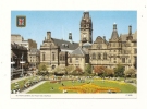 Cp, Angleterre, Sheffield, St. Paul's Gardens And Town Hall , écrite - Sheffield