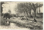 Carte Postale Ancienne Marignane - Les Lavandières (Quartier Du Pont) - Métiers, Laveuses - Marignane