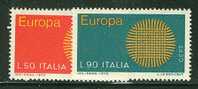 ITALY  1970 EUROPA CEPT  MNH - 1970