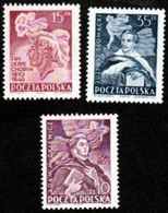 POLAND..1949..Michel # 536-538...MNH. - Unused Stamps