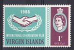 British Virgin Islands 1965 Mi. 157    1 C International Co-operation Year MNH** - Iles Vièrges Britanniques