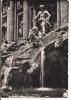 ROMA - FONTANA DI TREVI - B/N VIAGGIATA  1961 - TIMBRO POSTE ROMA TARGHETTA - Fontana Di Trevi