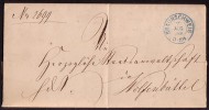 Brief Braunschweig 12.8.1862 Gel. Nach Wolfenbüttel 12.8.1862 Mit Inhalt - Vorphilatelie