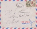 Moundou Tchad Afrique Colonie Française Lettre Par Avion Pour Marseille Marcophilie - Storia Postale