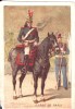 CHROMO IMAGE GARDE REPUBLICAIN MILITAIRE MILITARIA GENDARMERIE CASQUE UNIFORME CHEVAL FUSIL BAIONNETTE PICARD BERNHEIM - Policia