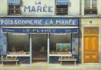 La Marée,poissonnerie,Le Flahec,commerce,magasins, Devanture,illustrateur A. Renoux - Shops