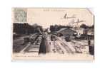 72 LA SUZE Gare Des Marchandises, Intérieur, Train Vapeur, Ed Soyer, 1905 *** ETAT *** - La Suze Sur Sarthe