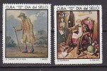 G0595 - CUBA Yv N°1233/34 ** TABLEAUX - Unused Stamps