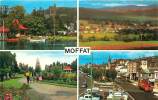 MOFFAT - The Boating Pond, View From The Beef Tub Roas, The Park, High Street (PLC37084) - Dumfriesshire