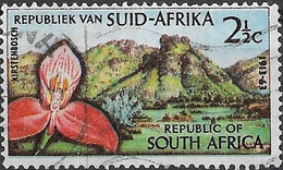 SOUTH AFRICA 1963 50th Anniv Of Kirstenbosch Botanic Gardens, Cape Town - 21/2c Orchid & Castle Rock FU - Usados