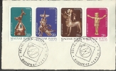 # Ungheria - Frammento Di Lettera Con Blocco Di 4 Francobolli Timbro FDC 3-9-1977 - FDC