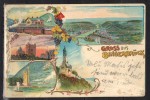 GRUSS 1903 Souvenir CPA Allemagne Bingerbruck - Bingen