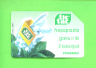 LITHUANIA - Urmet Phonecard As Scan - Lithuania