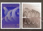 UAE 2000 Millennium Dove Falcon Sc 656-57 2v MNH # 3549 - Emiratos Árabes Unidos