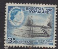 RHODESIA NYASALAND 1959 - 62  3d USED STAMP SG 22 (E84) - Rhodesië & Nyasaland (1954-1963)