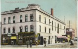 Minot ND North Dakota, Opera House Block, Union National Bank, Street Scene , 1910s Vintage Postcard - Minot