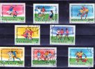 1990  COUPE DU MONDE DE FOOTBALL ITALIA 90  II  PHASE FINALE YV= 3884/3891 FULL - Used Stamps
