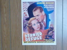 (simenon)(cinéma) Dernier Refuge- Fim De Marc Maurette-1946 - AFFICHE Du Film 36x48cm - Simenon