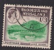 RHODESIA NYASALAND 1959 - 62 1/-3d USED STAMP SG 26 (E82) - Rhodesië & Nyasaland (1954-1963)