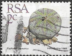 SOUTH AFRICA 1988 Succulents  -2c. - "Euphorbia Symmetrica"  FU - Used Stamps