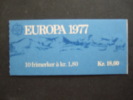 NORWAY, NORVEGE  EUROPE CEPT 1977 BOOKLET  MNH ** - 1977