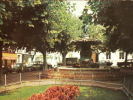 34 - MEZE - La Place De L´Hotel De Ville Et Son Jet D´eau (Commerces Voitures Anciennes: Renault 4CH, 404 Break...) CPSM - Mèze