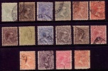 Ed 213-228 Alfonso XIII Pelón Serie Completa En Usado Catálogo 220 Eur - Usati