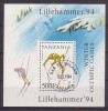 Olymp. Spiele´94, Tansania Bl.239 , O  (416)* - Winter 1994: Lillehammer