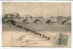 - PERPIGNAN - ( Pyr.-Or. ) -  Le Pont De Pierre, Précurseur, Charrettes Avec Tonneaux, 1904, , écrite. - Perpignan