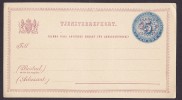 Sweden Postal Stationery Ganzsache Tjenestebrevkort 5 Öre On 6 Öre Unused - Enteros Postales