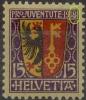 Kantonswappen  "Genève"  (Abart)      1918 - Unused Stamps