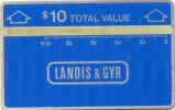 USA-NLT-01-1987-$10-PRE TRIAL TEST-CN.701C-MINT - Cartes Holographiques (Landis & Gyr)