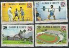 SAMOA SET OF 4 STAMPS COMMONWEALTH GAMES BOXING ETC. SPORT ISSUED 1974 MUH SG?   READ DESCRIPTION !! - Samoa (Staat)
