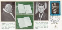 STORIA POSTALE  1963    LETTERA  CITTA' DEL VATICANO VISITA DEL PRESIDENE - Covers & Documents