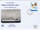 Great Britain: Battle Of The River Plate, 1939 HMS Ajax , Limited Number, Org. Signed - Poststempel