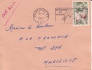 Afrique,Congo,Brazz     Aville  Le 06/02/1957 > France,lettre,Colonies,Mo     Yen  Congo Ses Chasses,éléphants - Brieven En Documenten