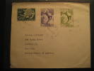 BELGIUM Mons 1955 To New York USA Rotary 1954 Ostende Stamp - Rotary, Lions Club