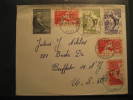 BELGIUM Gouy-Lez-Pieton 1955 To New York USA Rotary 1954 3 Ostende Stamp - Rotary, Lions Club