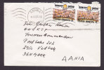Greece ATHENS 1987 Cover To VEDBÆK Denmark Basketball Stamps Pair - Cartas & Documentos