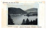 DEPLIANT CHEMINS DE FER DE L' EST : "Eté 1913 - GERARDMER - Lac De Longemer - Stations Thermales - Vosges Et Alsace - Europe