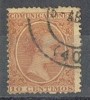 Sello 10 Cts Castaño Alfonso XIII 1889, VARIEDAD Edifil Num 218 º - Used Stamps