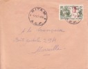 MARCOPHILIE - BITAM ( Petit Bureau ) GABON - 1956 - COLONIES - A.E.F - N°230 - AVION - LETTRE - Altri & Non Classificati