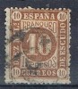 Sello 10 Milesimas 1867, Rueda Carreta 50  IRUN, Isabel II, Edifil Num 94 º - Used Stamps
