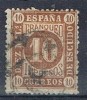 Sello 10 Milesimas 1867, Rueda Carreta 50  IRUN, Isabel II, Edifil Num 94 º - Gebraucht