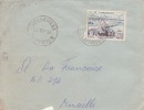 Afrique,Cameroun,Haut Nyong,Messamena Le 23/09/1956 > France,lettre,Colonies - Covers & Documents